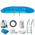 Pool Oval Nedgrävd 27470 L Swim & Fun
